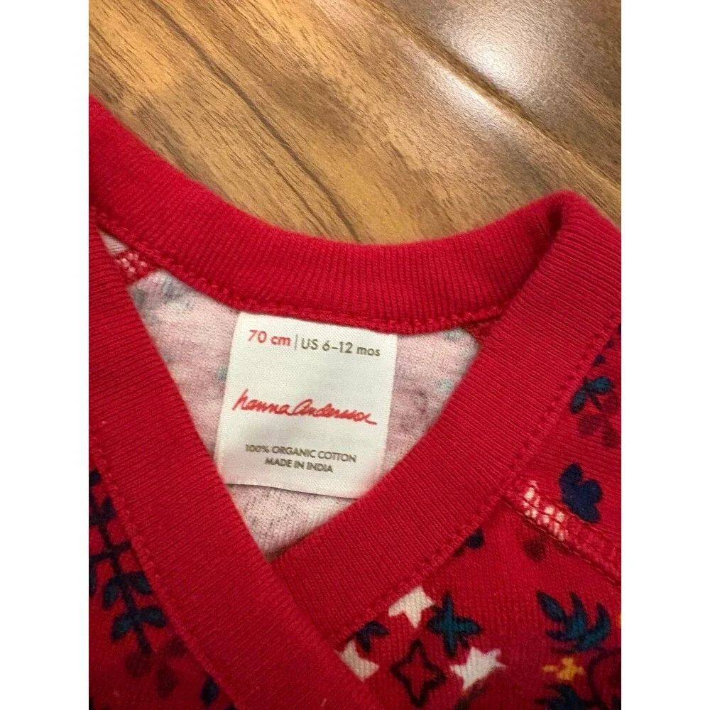 Hanna Andersson Bodysuit/Legging Set, Size 6-12 months